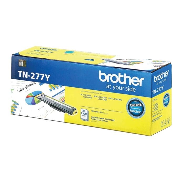 Brother TN-277 Yellow High Capacity Toner Cartridge
