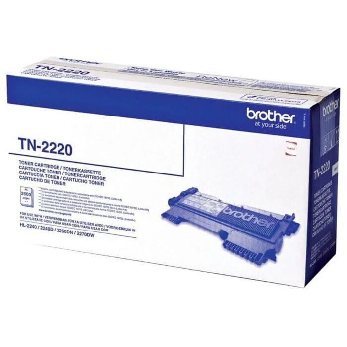 Brother TN-2220 Black Toner High Capacity Cartridge (Original)