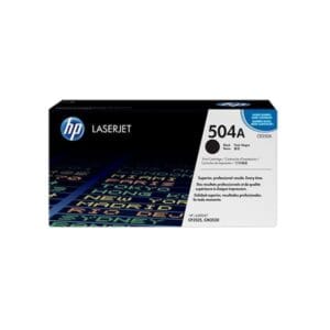 HP 504A Black Original LaserJet Toner Cartridge (CE250A)