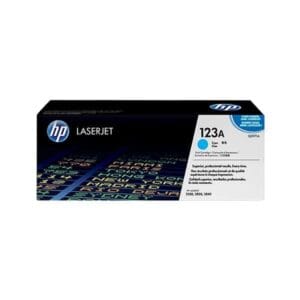 HP 123A Cyan Original LaserJet Toner Cartridge (Q3971A)