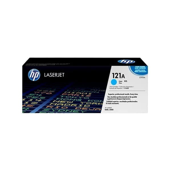 HP 121A Cyan Original LaserJet Toner Cartridge (C9701A)