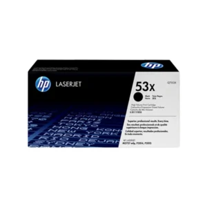 HP 53X High Yield Black Original LaserJet Toner Cartridge (Q7553X)