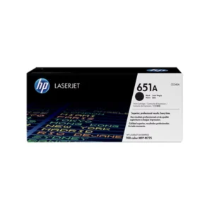 HP 651A Black Original LaserJet Toner Cartridge (CE340A)