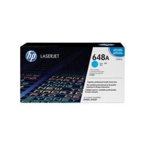 HP 648A Cyan Original LaserJet Toner Cartridge (CE261A)