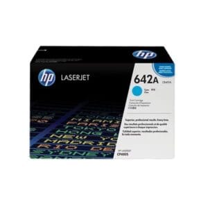HP 642A Cyan Original LaserJet Toner Cartridge (CB401A)