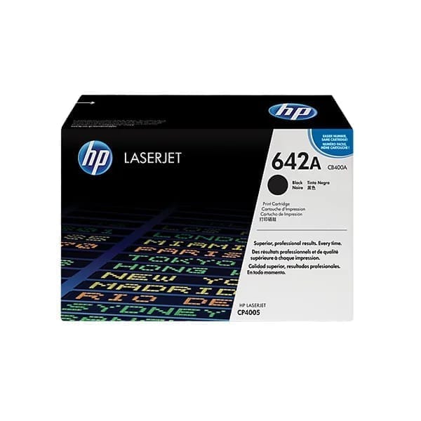 HP 642A Black Original LaserJet Toner Cartridge (CB400A)