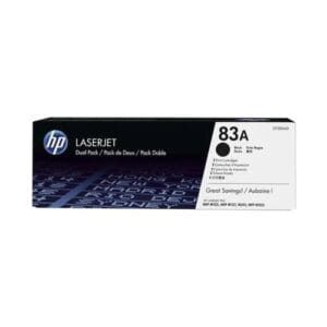 HP 83A 2-pack Black Original LaserJet Toner Cartridges (CF283AD)