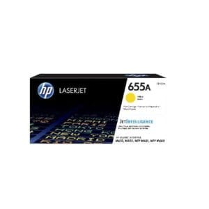 HP 655A Yellow Original LaserJet Toner Cartridge, CF452A