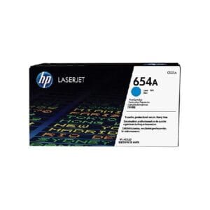 HP 654A Cyan Original LaserJet Toner Cartridge, CF331A