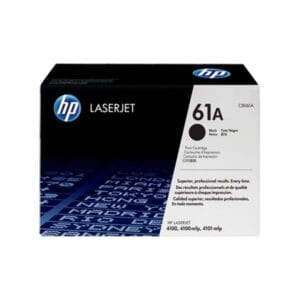 HP 61A Black Original LaserJet Toner Cartridge (C8061A)