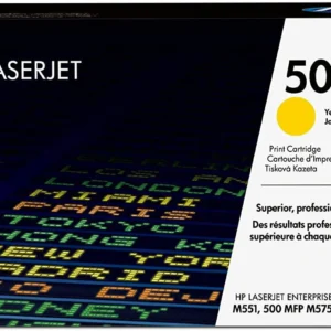 HP 507A Yellow Original LaserJet Toner Cartridge (CE402A)