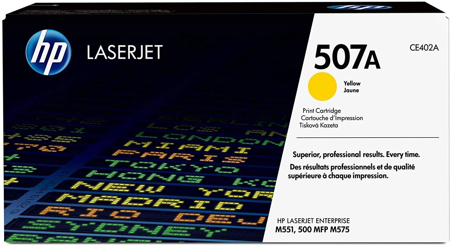 HP 507A Yellow Original LaserJet Toner Cartridge (CE402A)