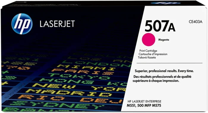 HP 507A Magenta Original LaserJet Toner Cartridge (CE403A)