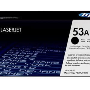 HP 53A Black Original LaserJet Toner Cartridge (Q7553A)
