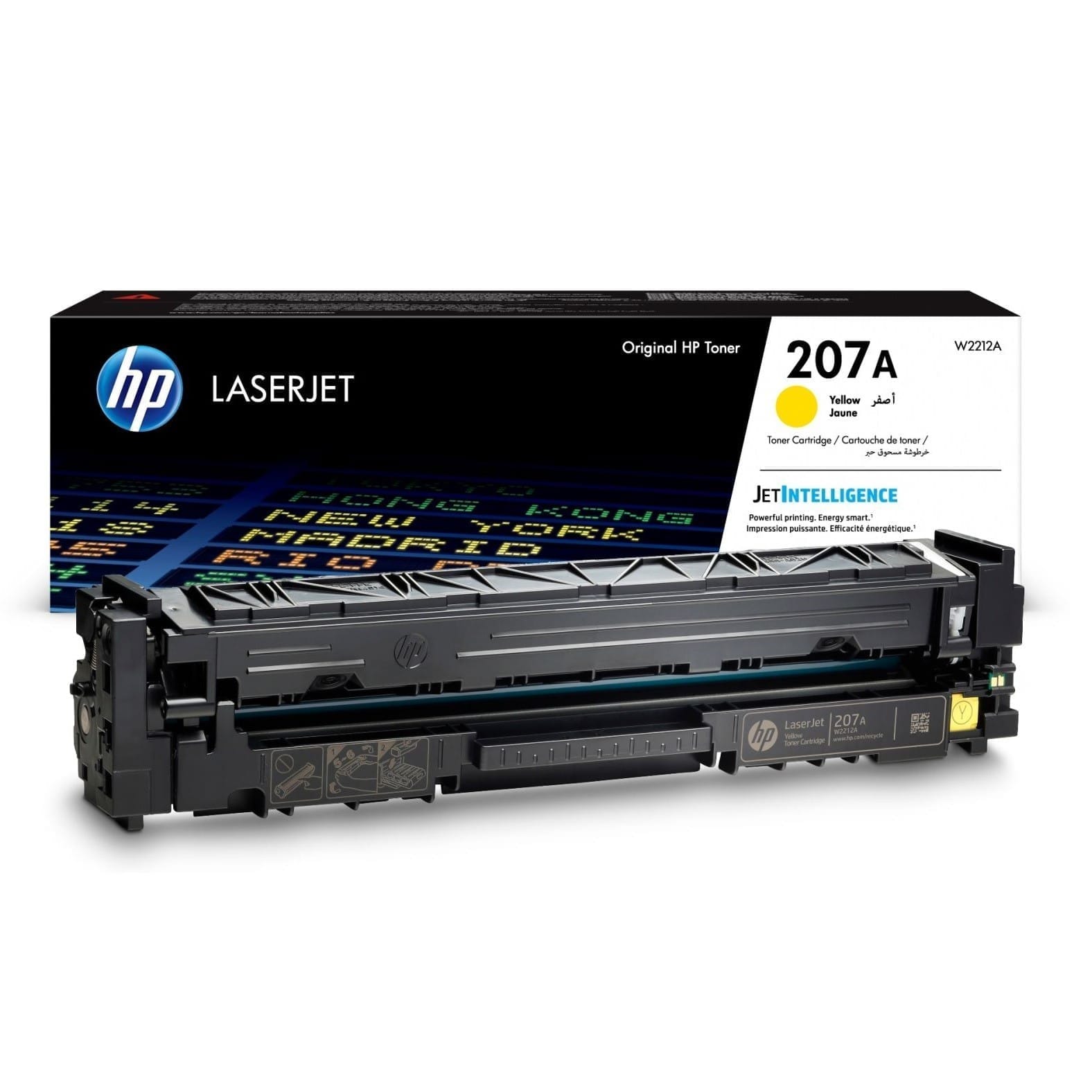 HP 207A Yellow Original LaserJet Toner Cartridge (W2213A)