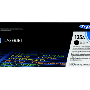 HP 125A Black Original LaserJet Toner Cartridge (CB540A)