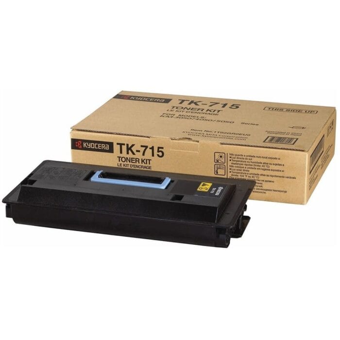 Kyocera TK-715 Black Toner Cartridge For KM-3050, KM-4050, KM-5050 - Image 2