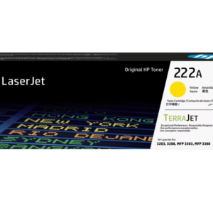 HP 222A Yellow Original LaserJet Toner Cartridge (W2222A)